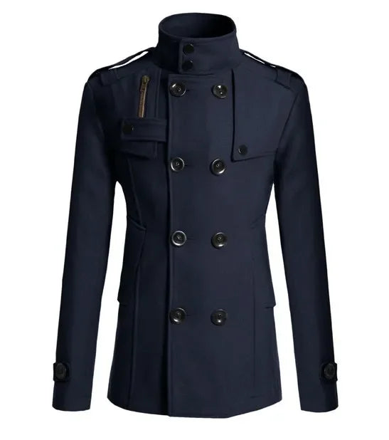 The San Marino Men’s Double Breasted Slim Fit Coat