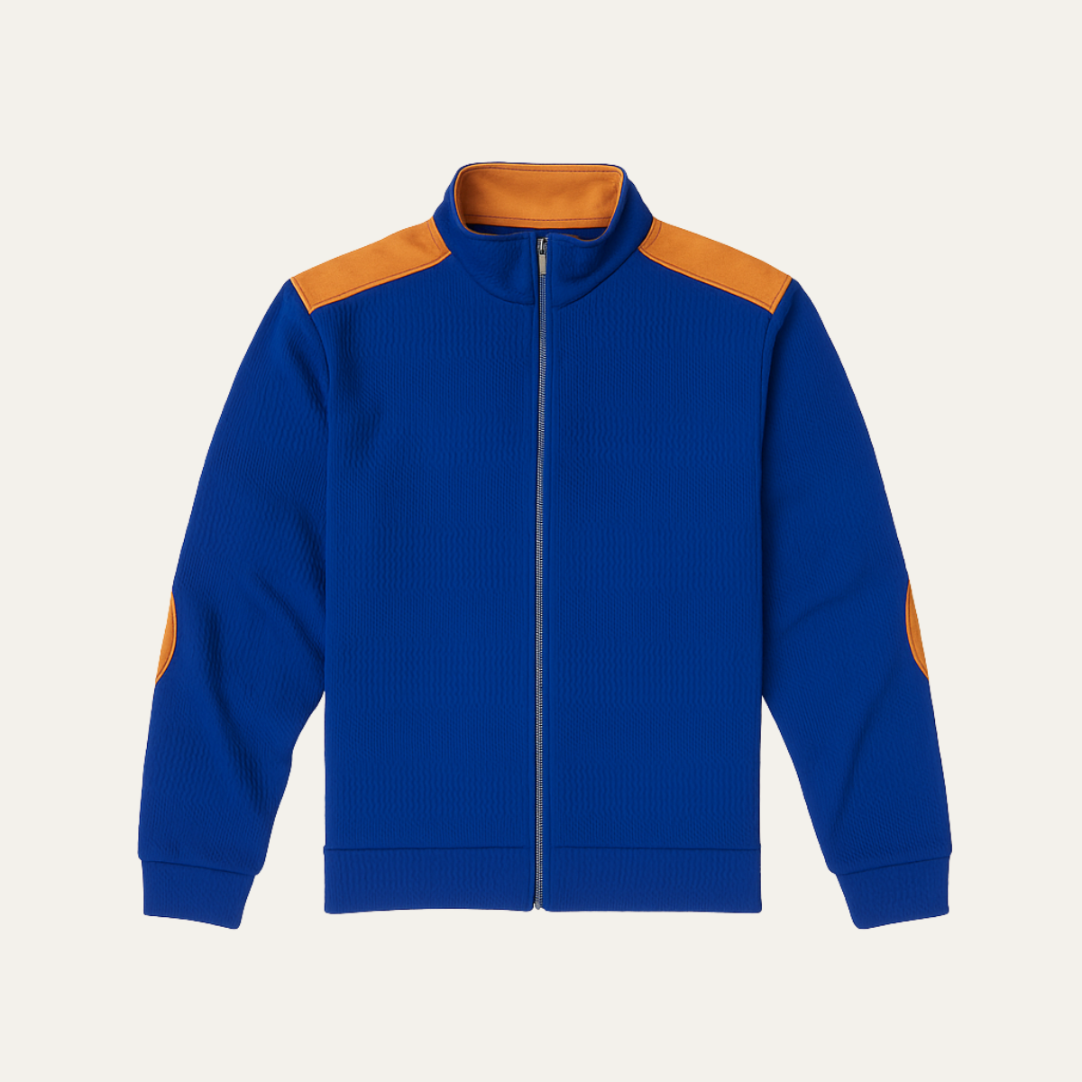 The Vernaccia Men’s Casual Lightweight  Zip Up Knit Stand Collar Sweater